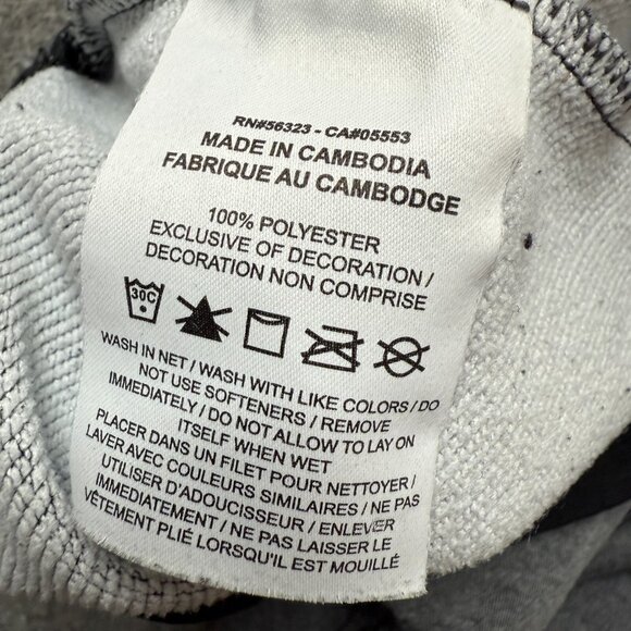 Nike Sweatpants Men XL Gray Tapered Open Hem 31" 860369 Fleece - Picture 7 of 16